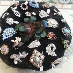 broaches with cut glass